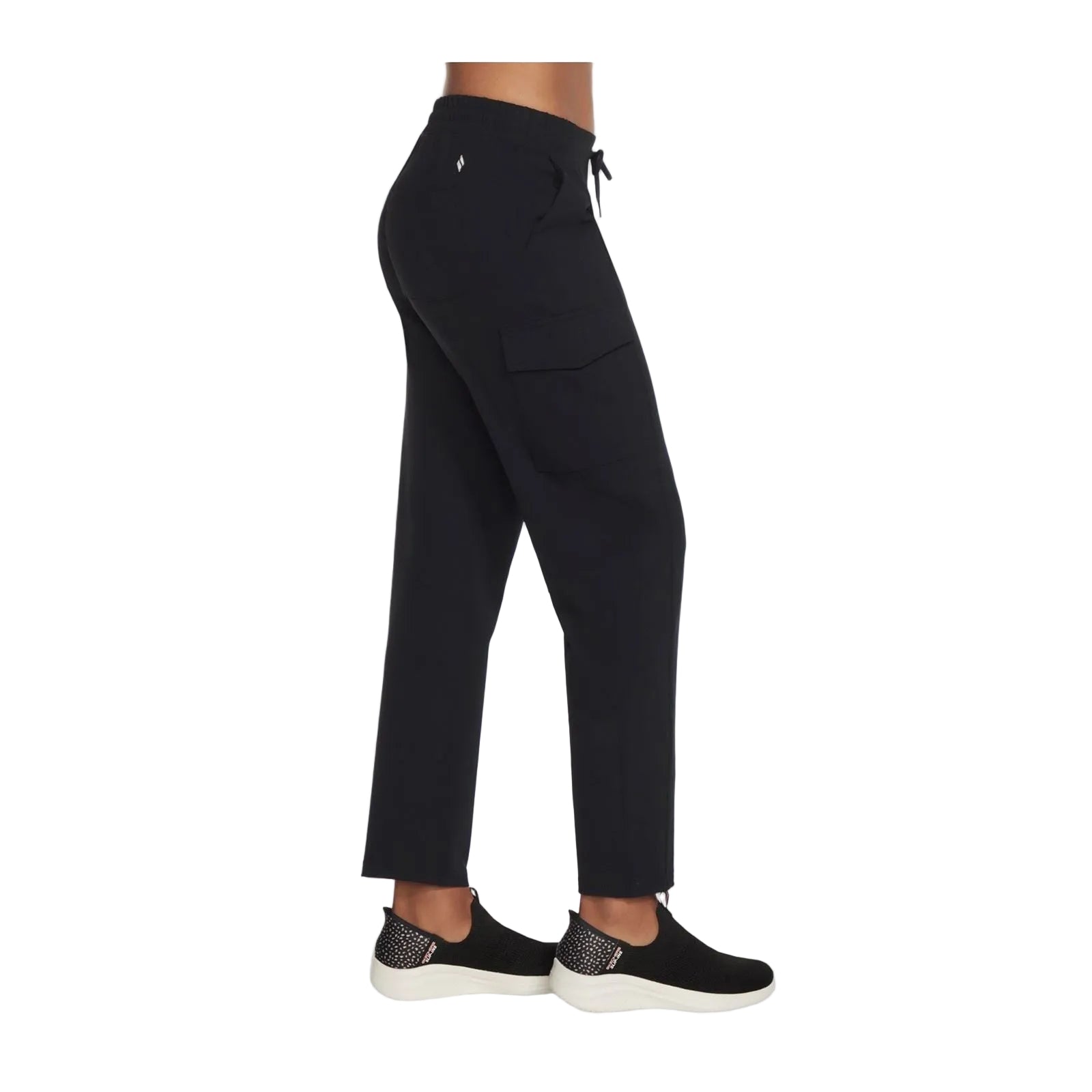 Skechers Slip-Ins Cargo Damen Schwarze Cargo-Hosen