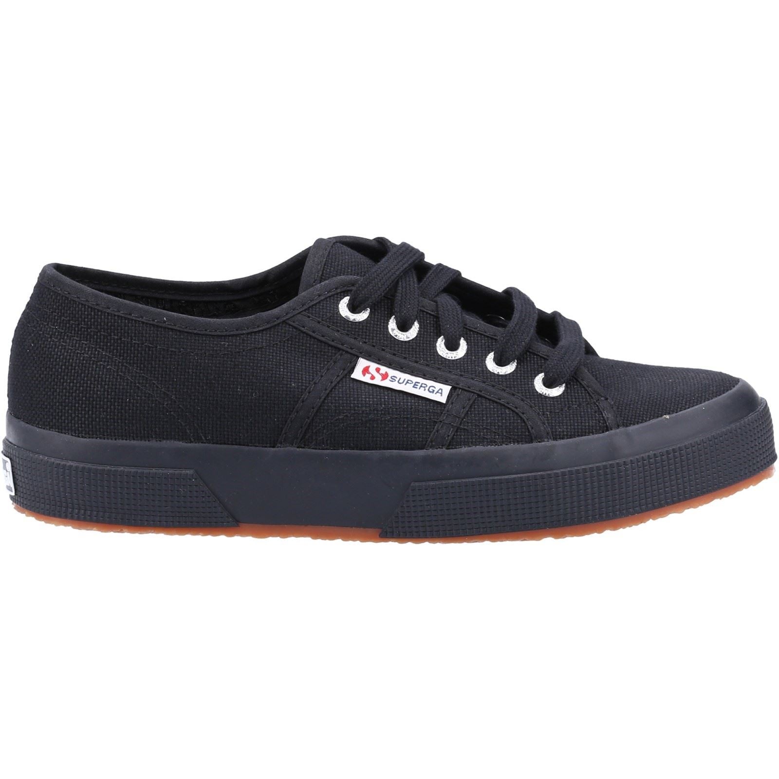 Superga 2750 Cotu Classic 100% Baumwolle Herren Vollschwarze Sneakers