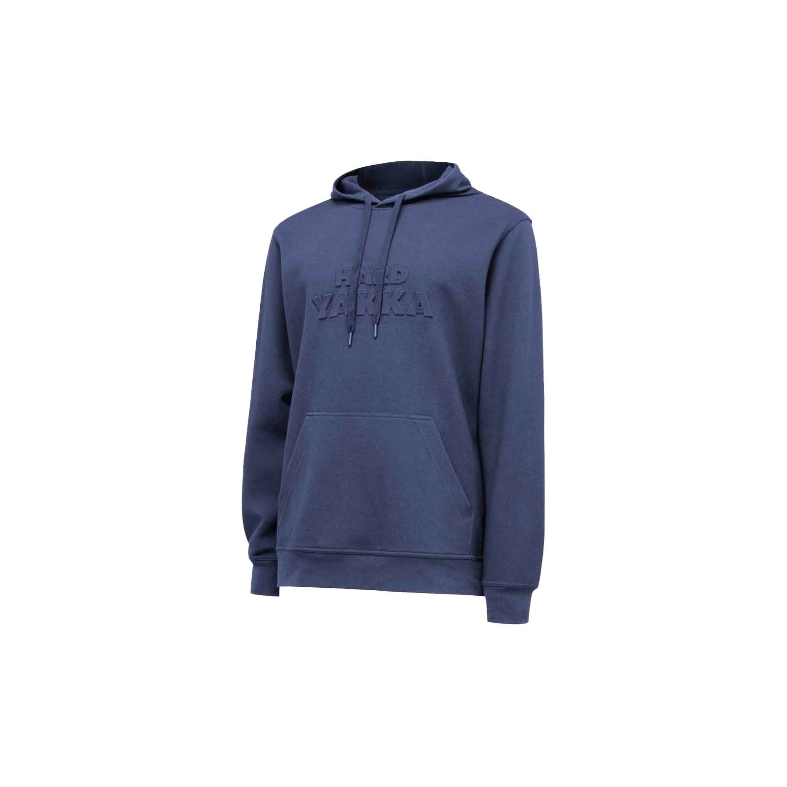 Hard Yakka Embossed Pullover Baumwoll Herren Lila Kapuzensweatshirt