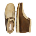 Clarks Originals Wallabee RB Combi Leder Herren Stiefel Braun
