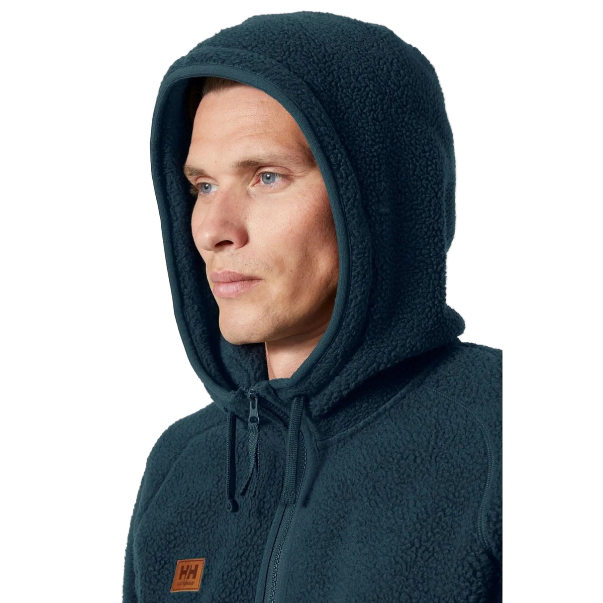 Helly Hansen Workwear Heritage Pile Hoodie Herren Blaue Fleecejacke