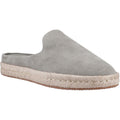 TOMS Santiago Mule Leder Herren Hausschuhe In Vetiver-Grau