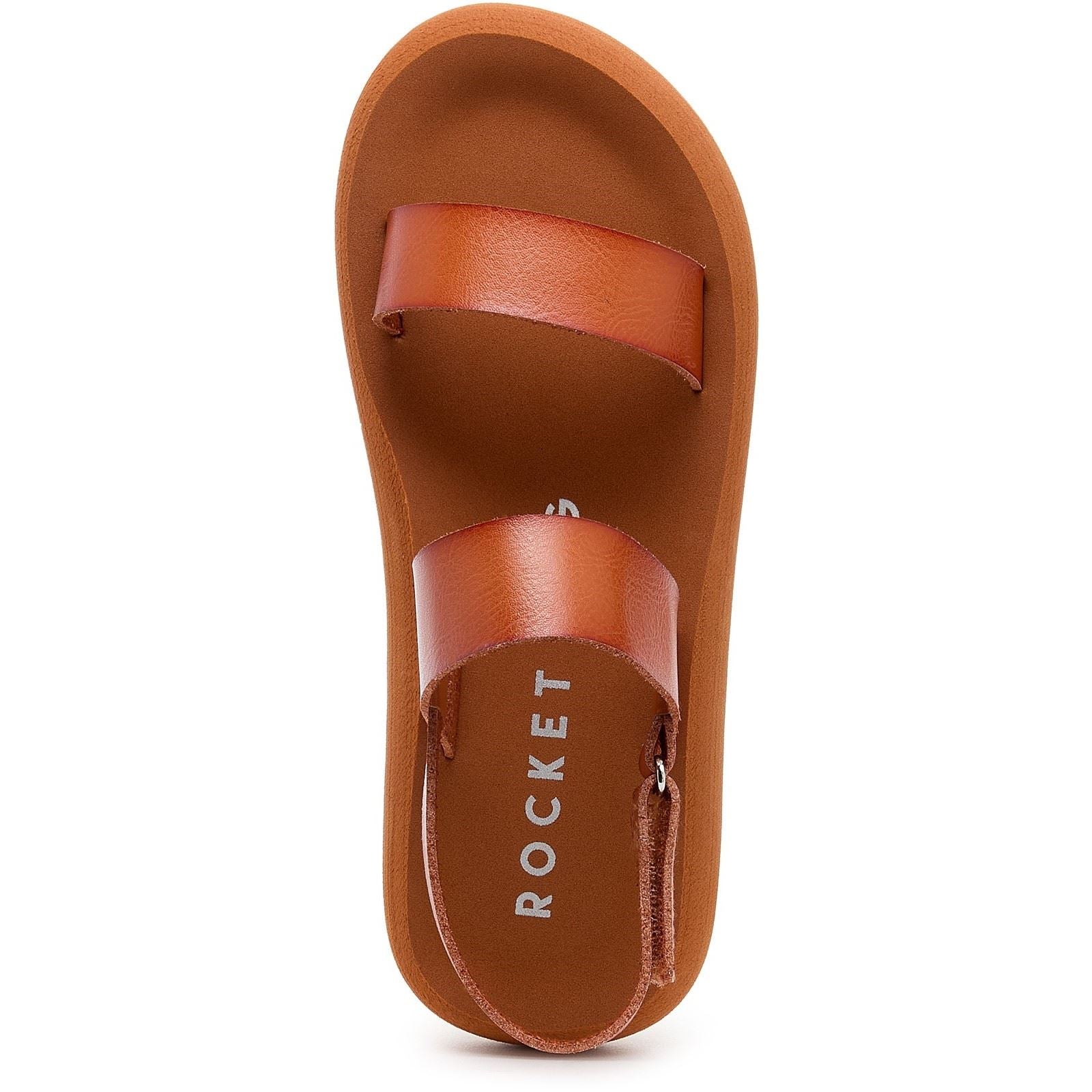 Rocket Dog Sunshine Damen Sandalen In Cognac Aus Textil