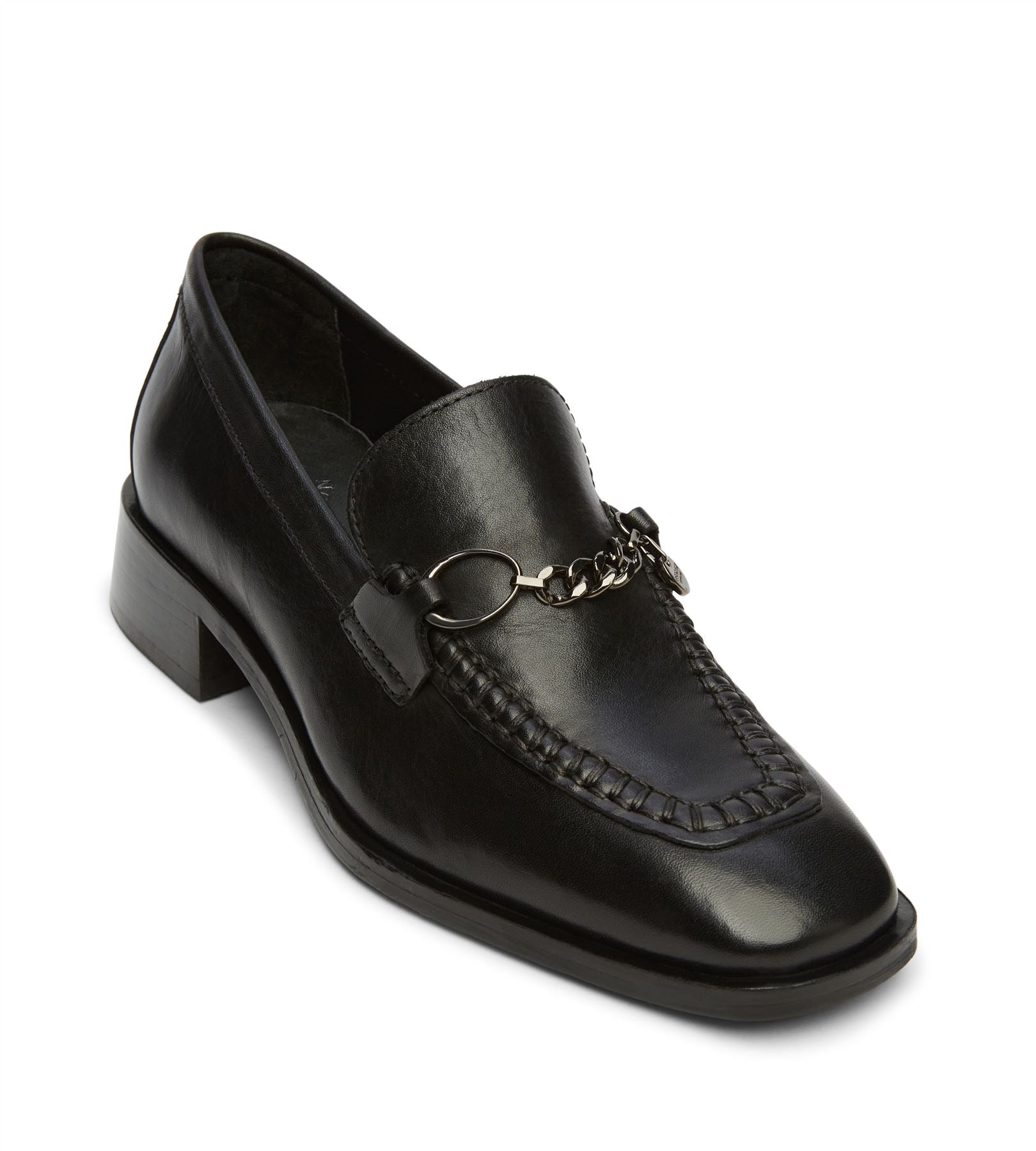 Osprey London The Islington Leder Damen Schwarze Slipper