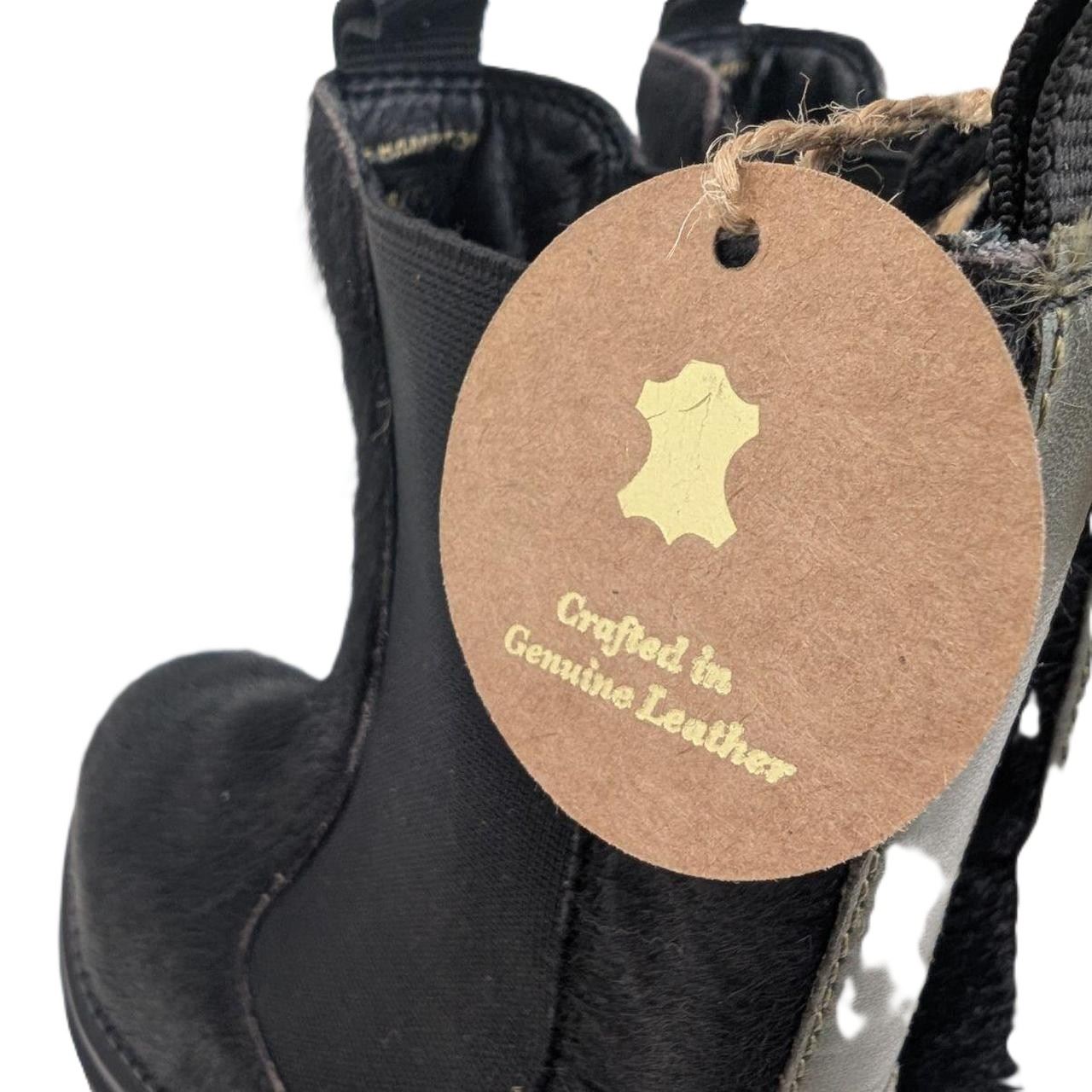 Osprey London The Hampton Chelsea Leder Damen Schwarze Stiefel