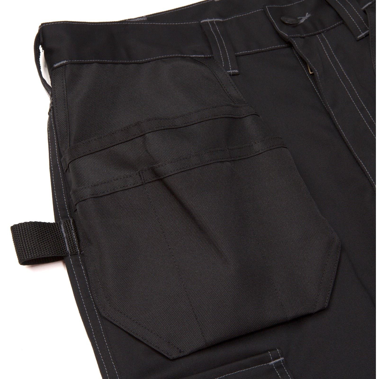 Caterpillar Essential Knee Pocket Stretch Holster Polyester Herren Schwarze Outdoor Hosen