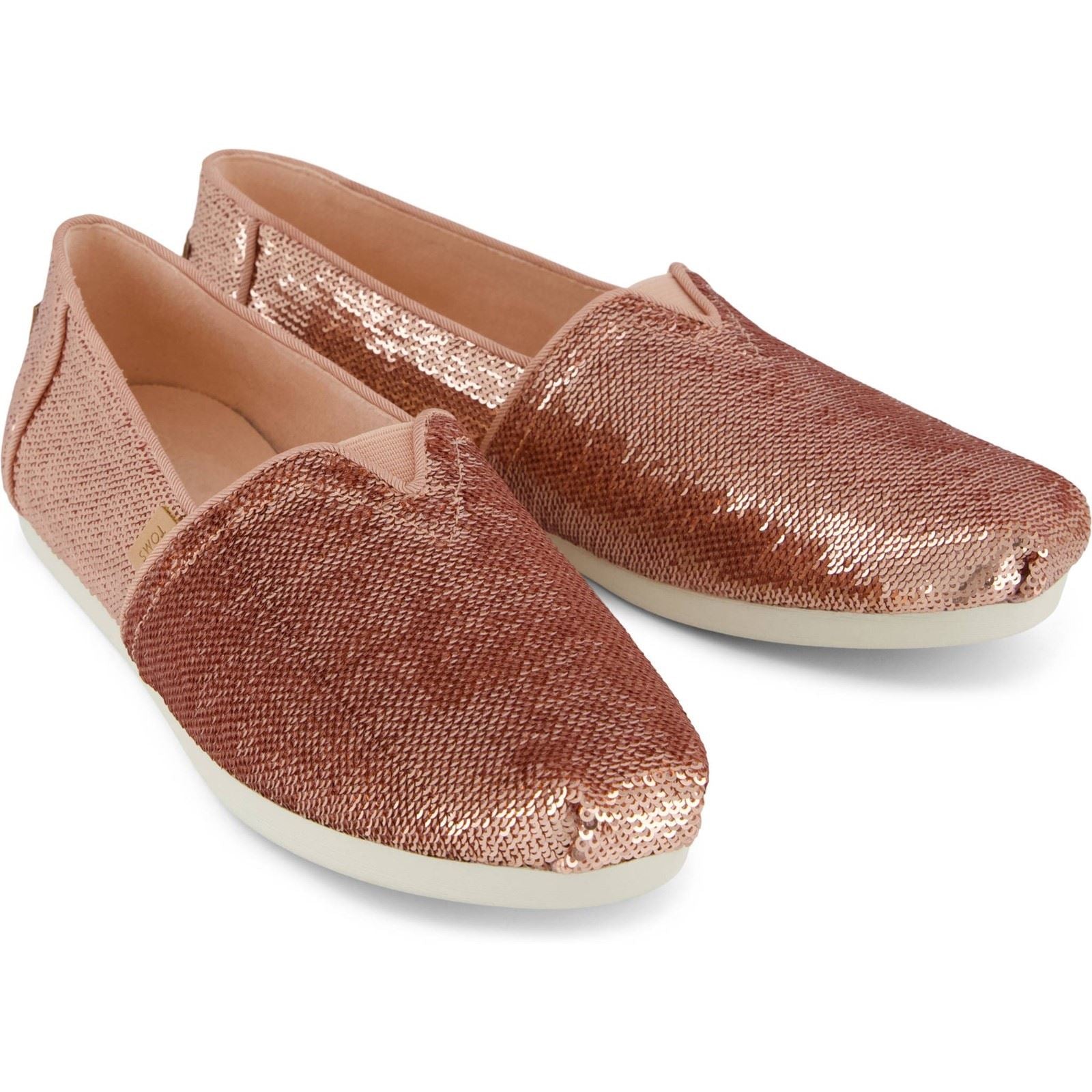 TOMS Alpargata Sequins Textil Frauen Rose Espadrilles