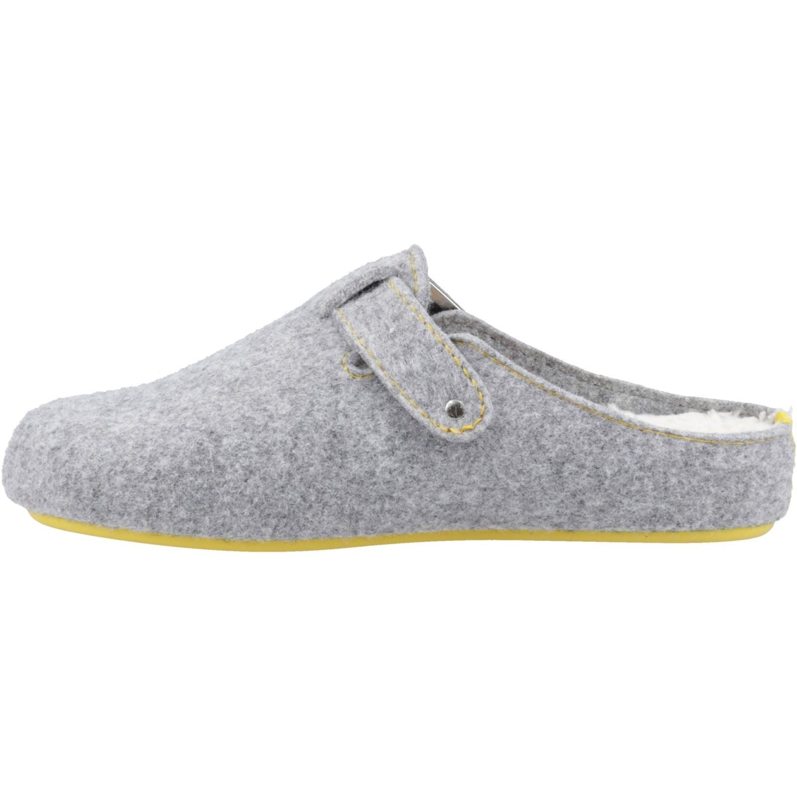 Hush Puppies Good 90% recyceltes RPET-Polyester Damen Hausschuhe in Grau