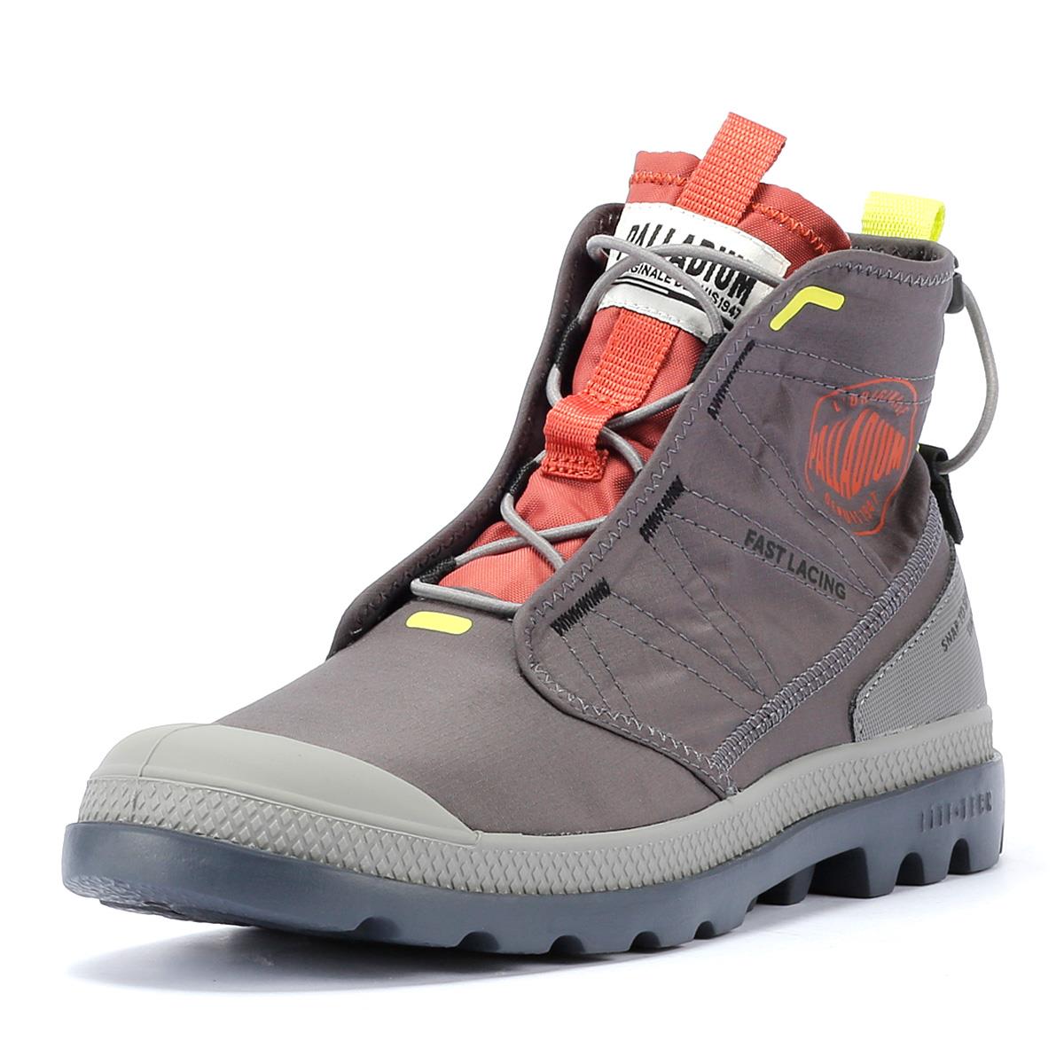 Palladium Pampa Travel Lite Herren Stiefel Aus Asphalt-Nylon