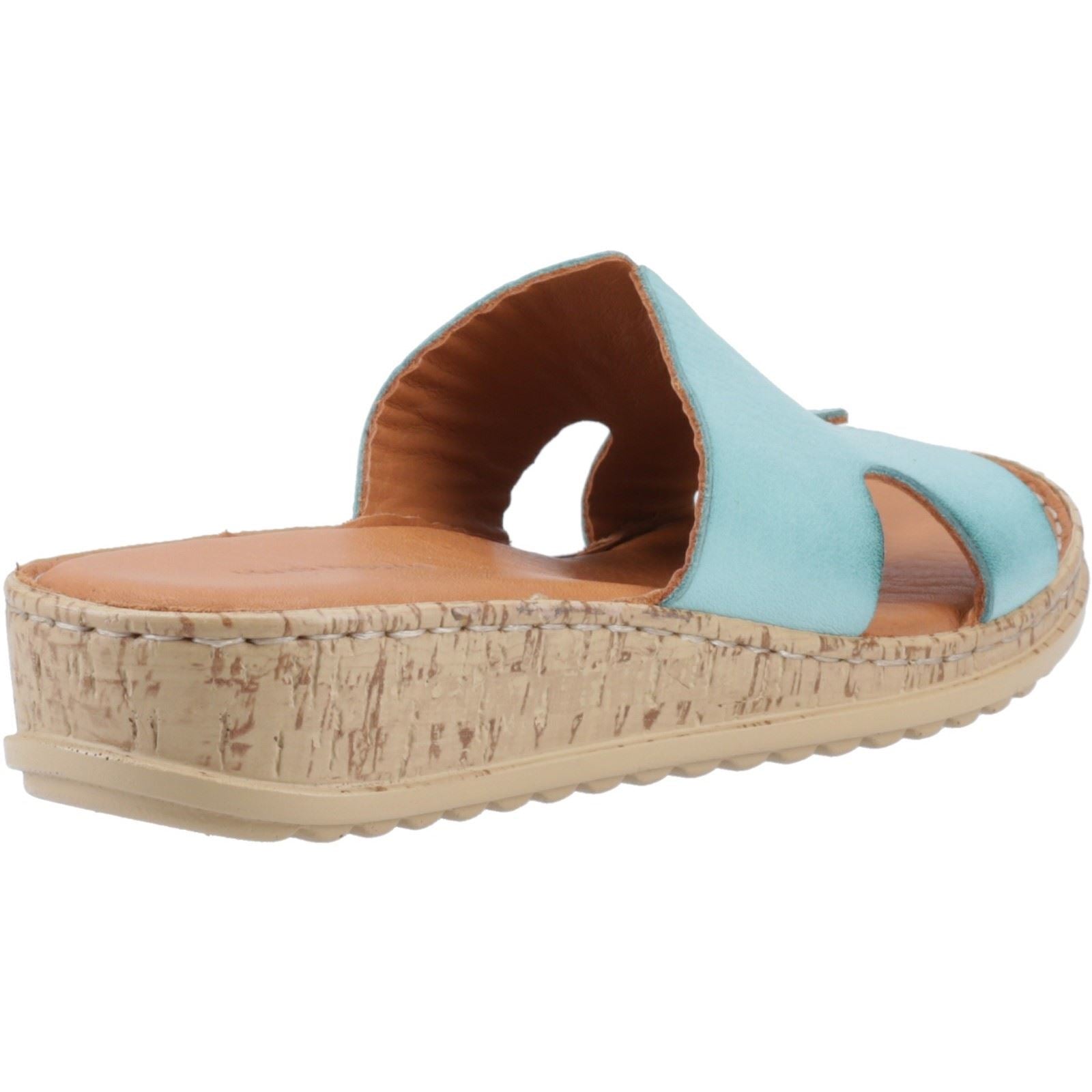 Hush Puppies Eloise Damen Sandalen Aus Leder In Aqua