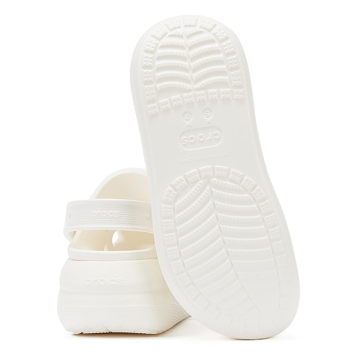 Crocs Classic Crush Clog Damen Weiß Sandale