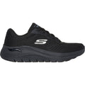 Skechers Arch Fit 2.0 - Big League Textile Damen-Sneaker In Schwarz