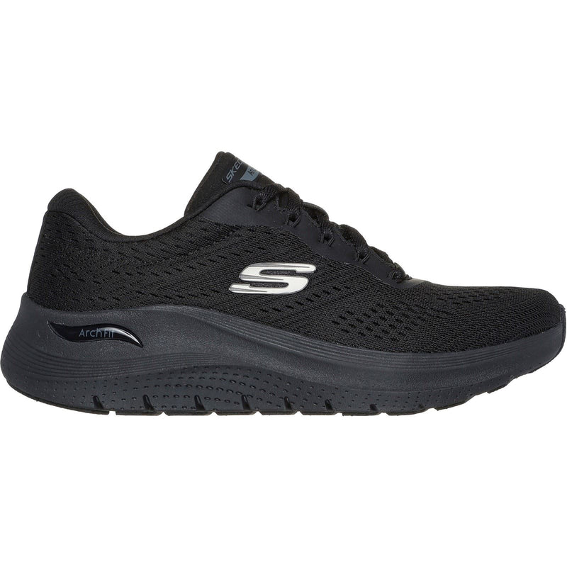 Skechers Arch Fit 2.0 - Big League Textile Damen-Sneaker In Schwarz