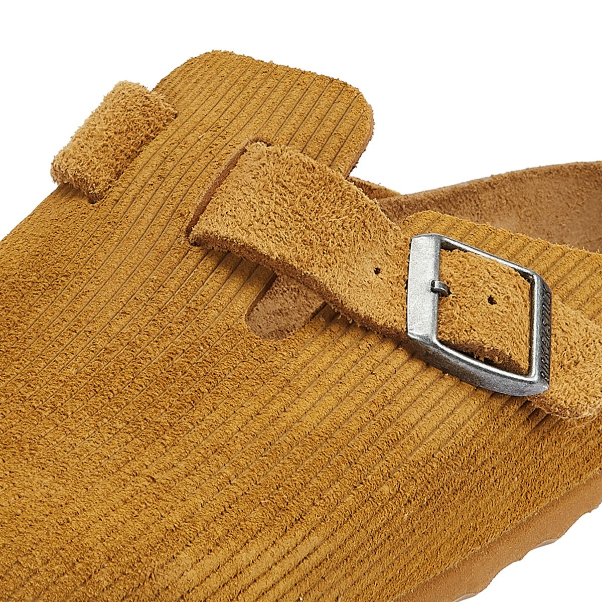 Birkenstock Boston Kord Cord Braun Clogs