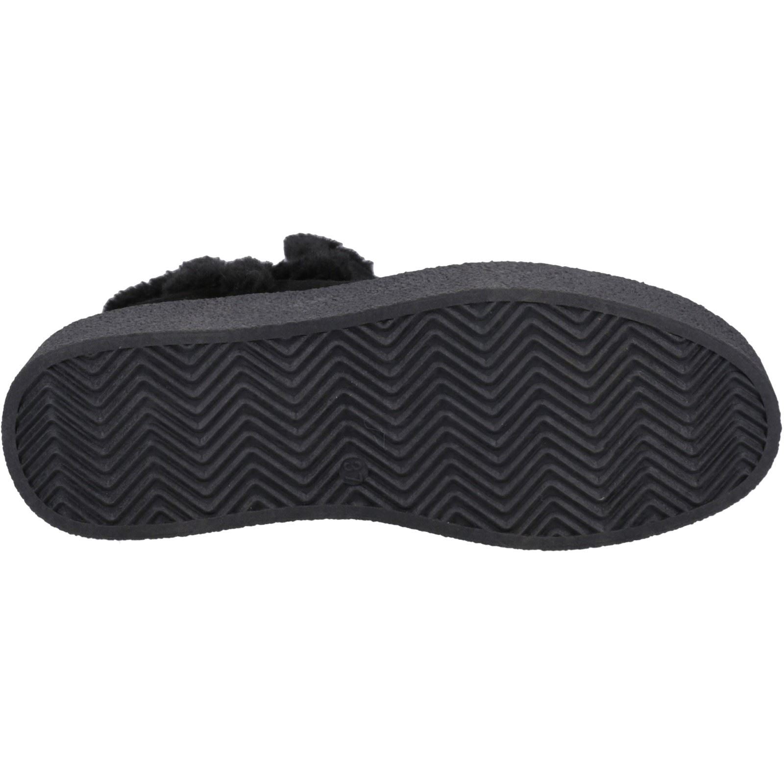 Hush Puppies Bella Damen Chelsea Stiefeletten in Schwarz aus Wildleder