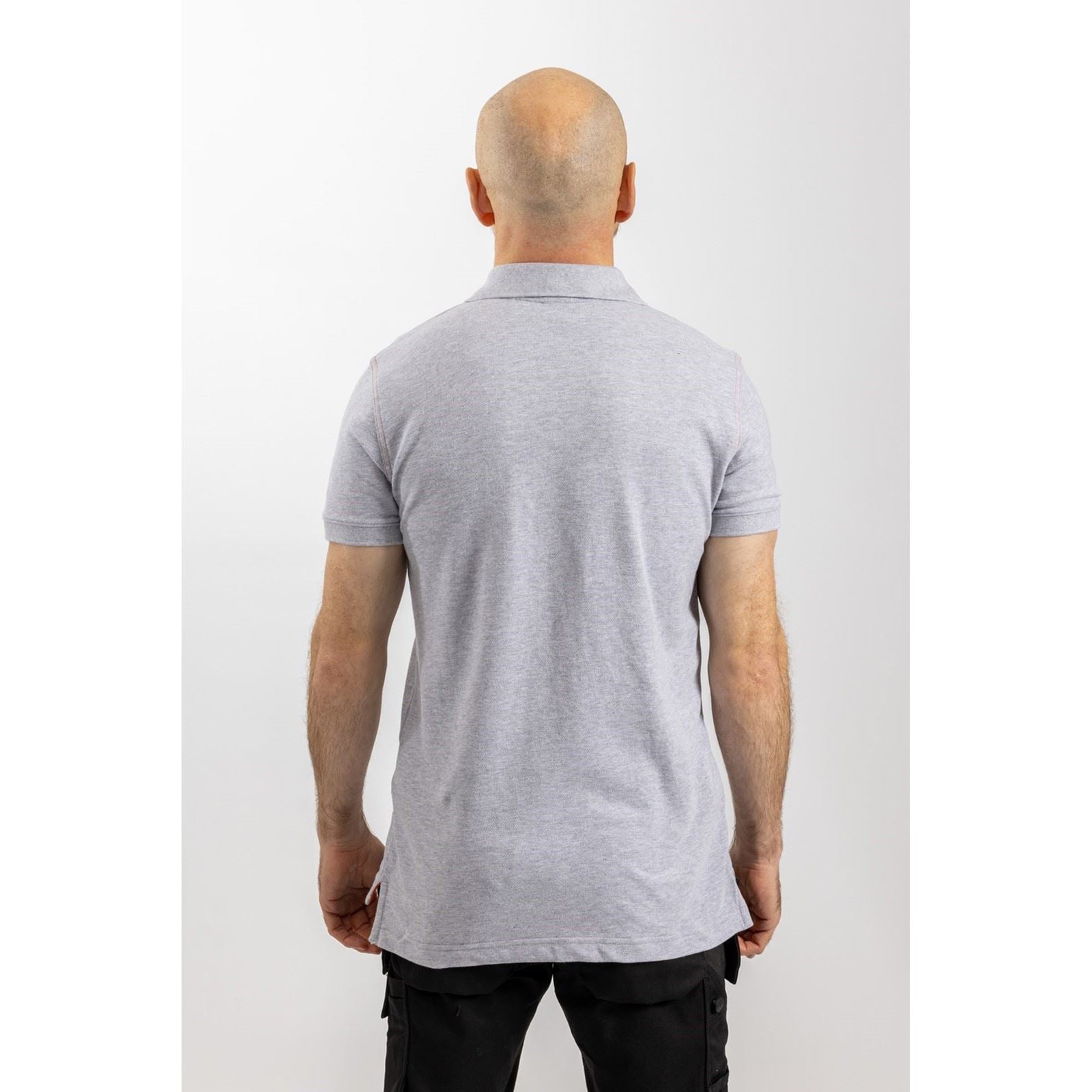 Helly Hansen Workwear Oxford Baumwoll Herren Poloshirt In Grau