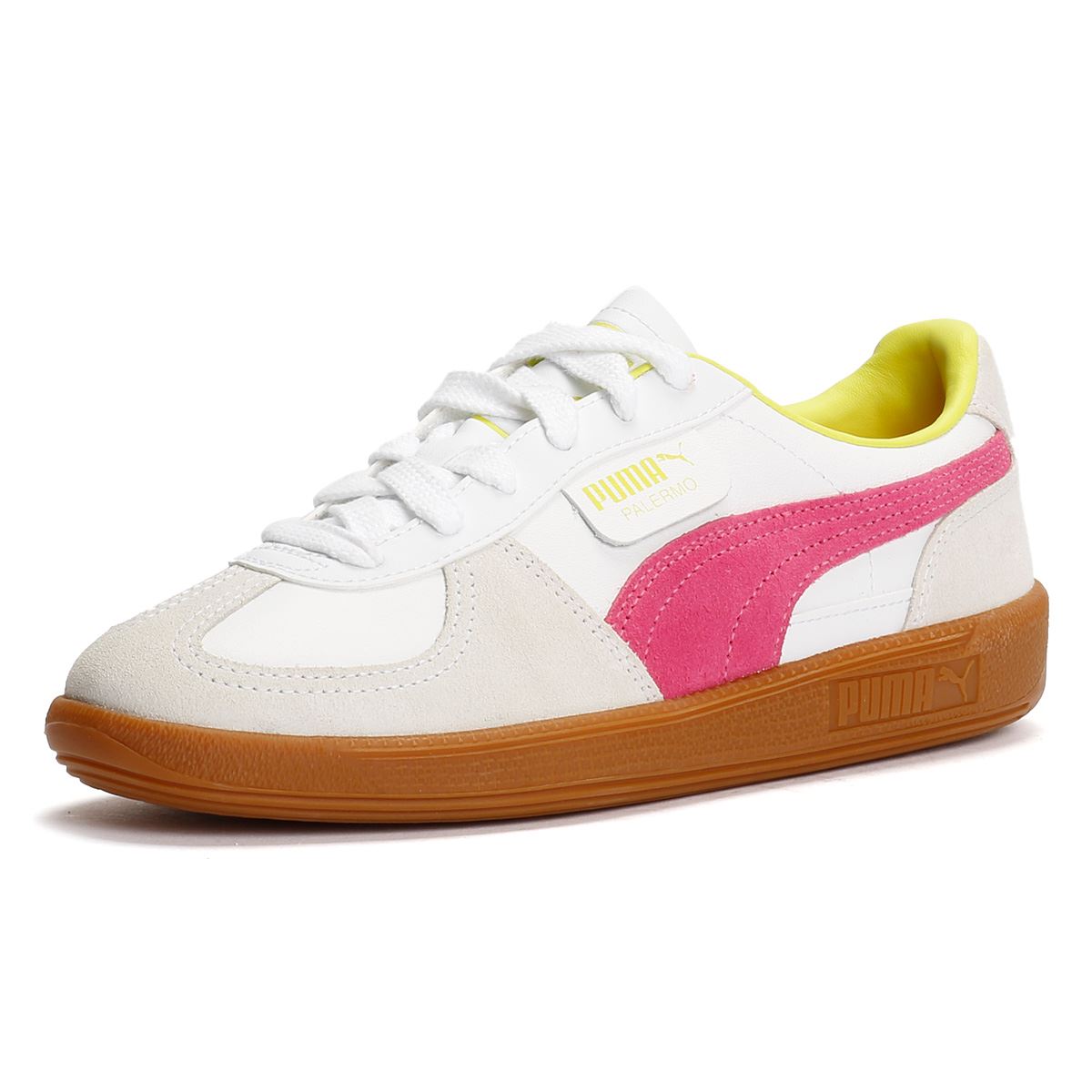 Puma Palermo Leder Damen Weiße Sneakers