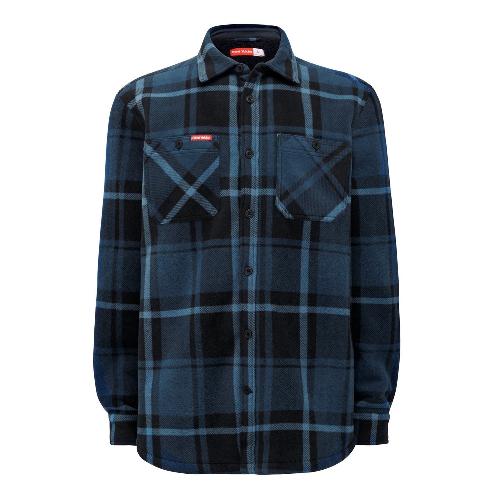 Hard Yakka Sherpa Herren Schwarze Farbe Fleecejacke