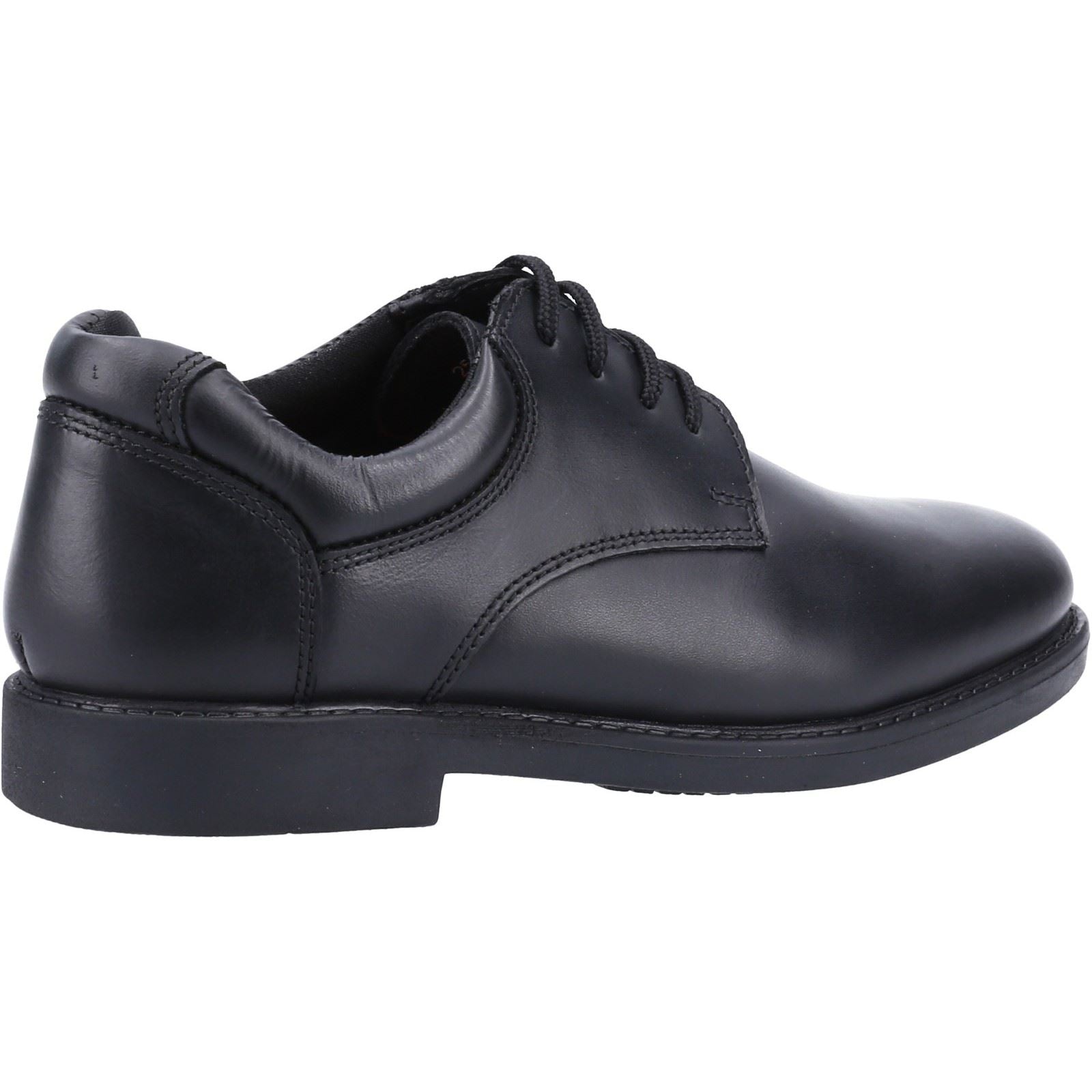 Hush Puppies Tim Senior Lederschuhe Für Jungen In Schwarz