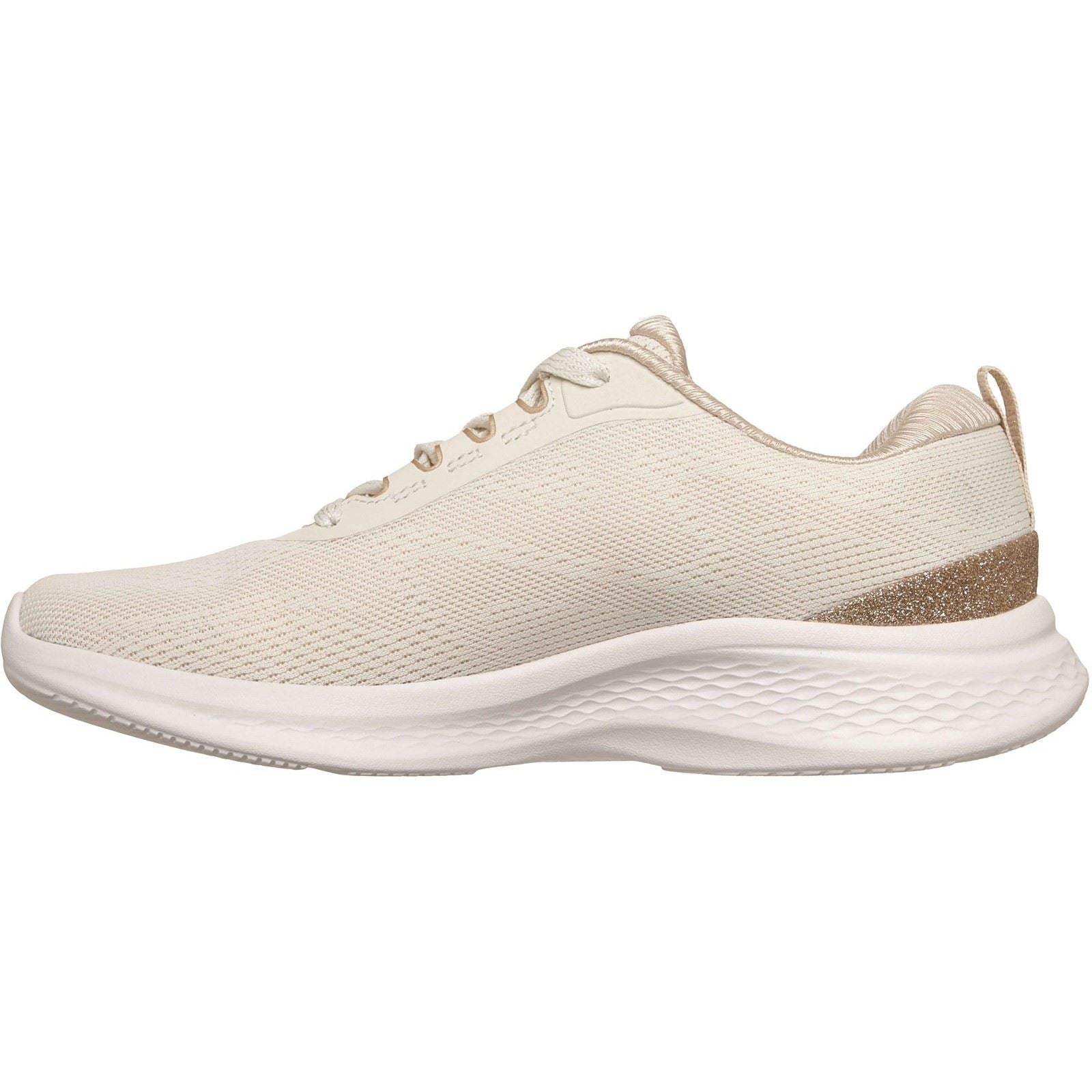 Skechers Skech-Lite Pro 2.0 Polyester Damen Natural/Gold Sneaker