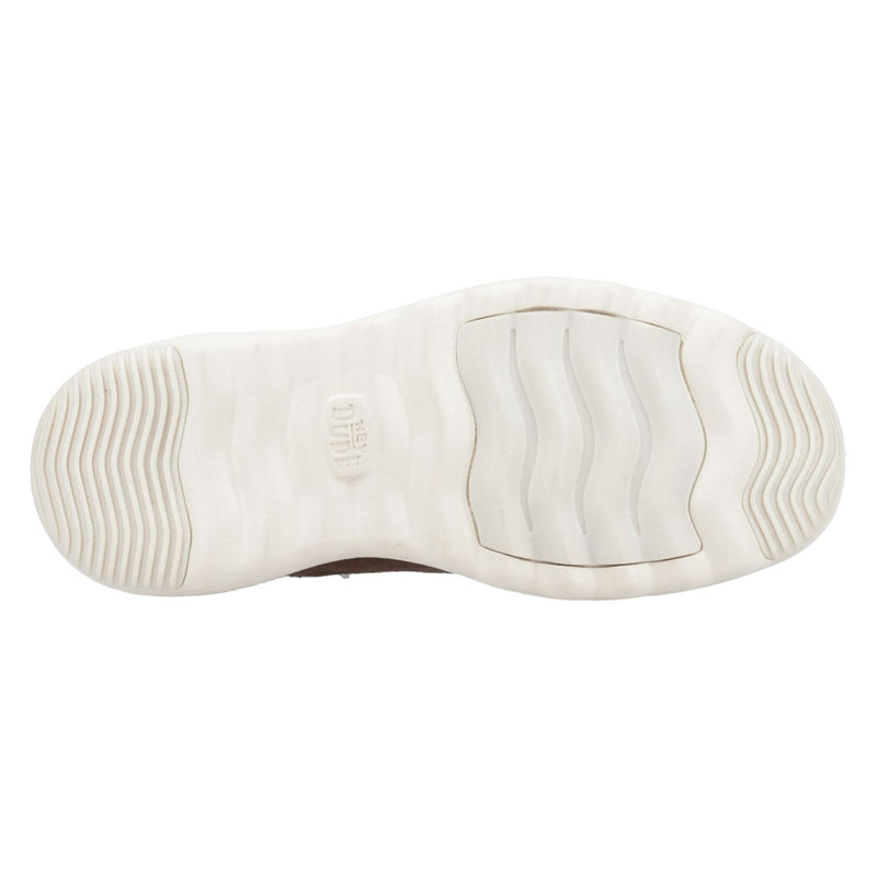 HEYDUDE Branson Leder Damen Kaffee Stiefel