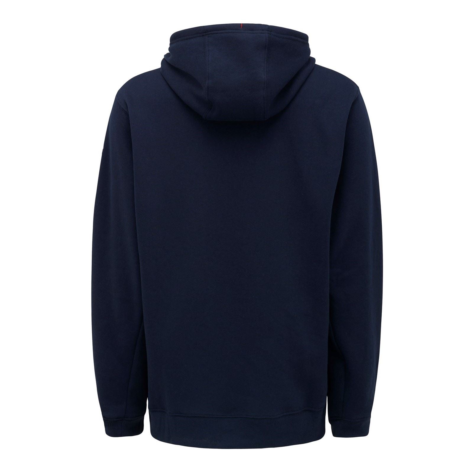 Hard Yakka Brushed Fleece Polyester Herren Blau Kapuzenpullover