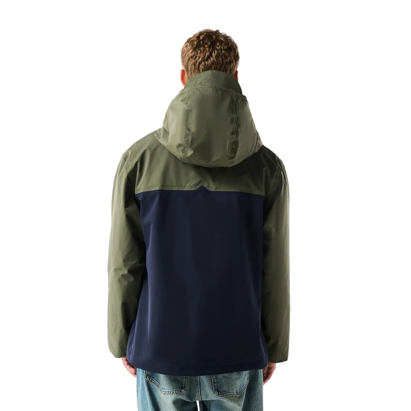 Hunter Original Mens Block Waterproof Herren Regenjacke In Grün