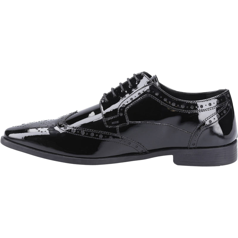 Hush Puppies Elliot Herrenschuhe aus schwarzem Leder