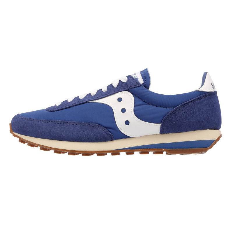 Saucony Trainer 80 Blaue Wildleder Sneakers