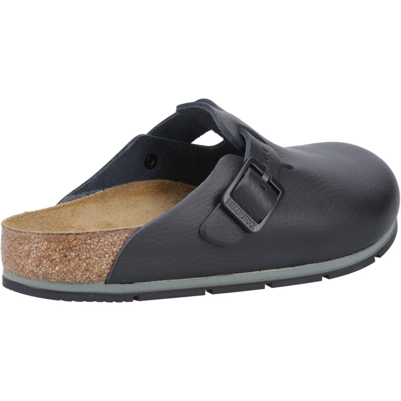 Birkenstock Boston Pro Damen Schwarzclogs Aus Leder