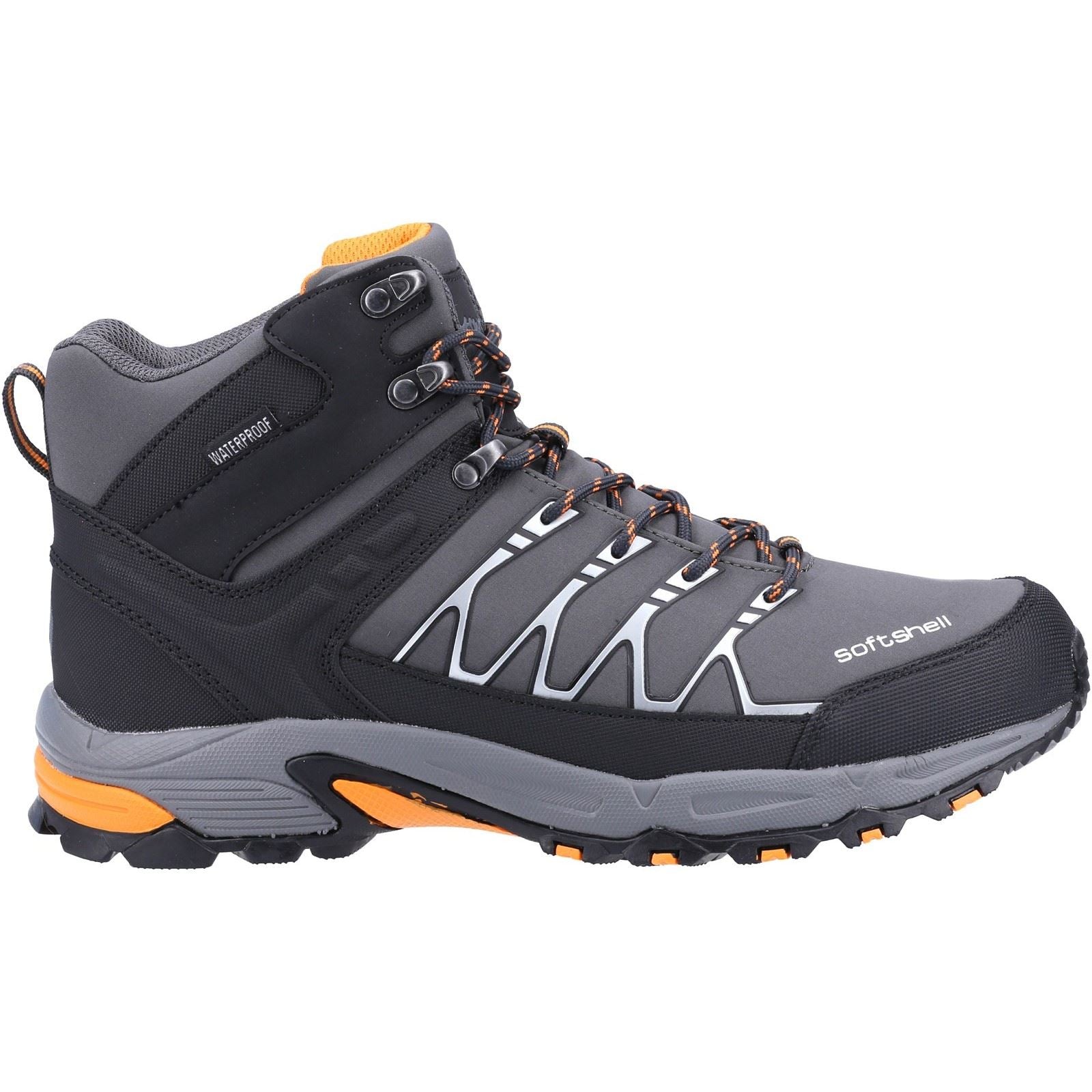Cotswold Abbeydale Mid Herren-Wanderschuhe In Grau/Orange