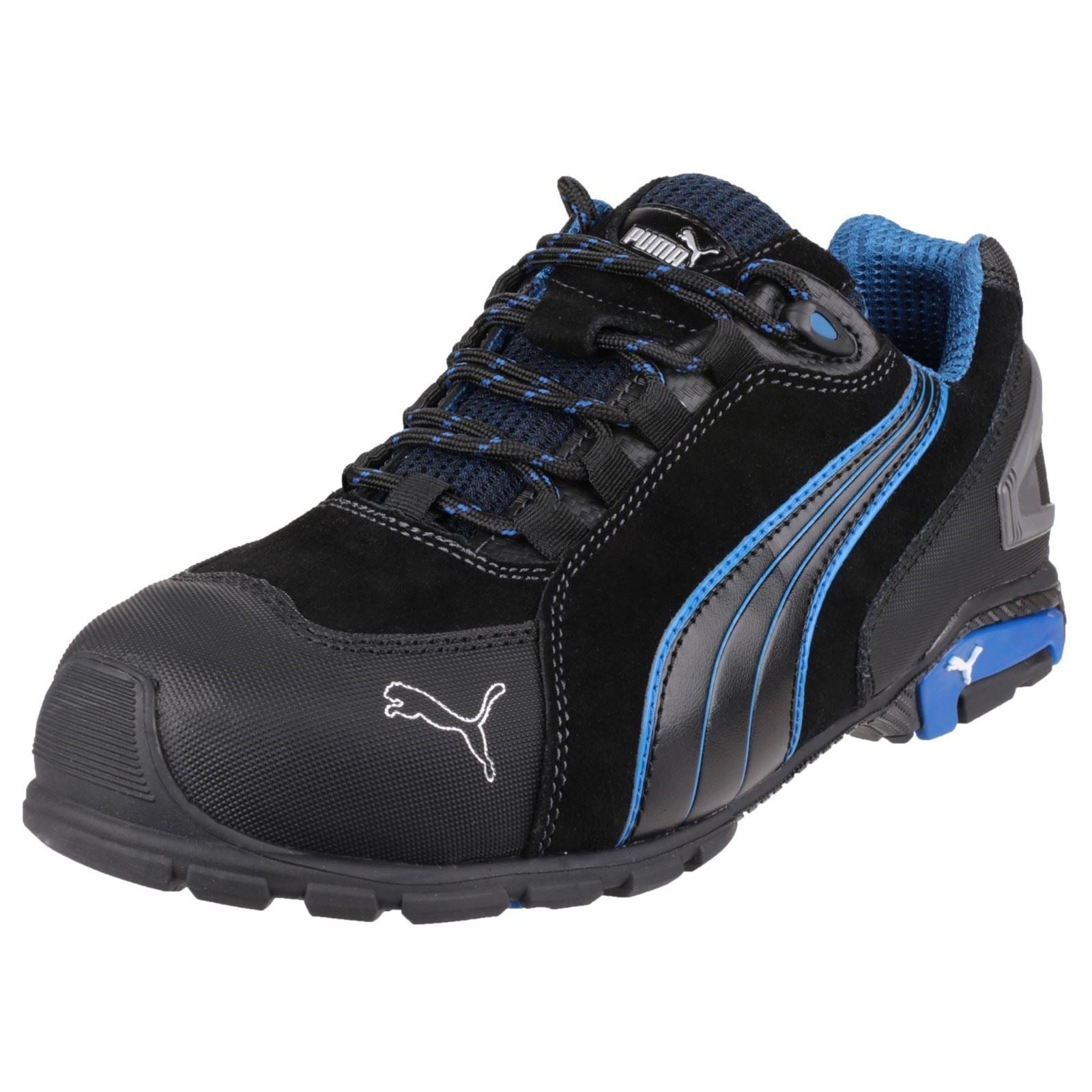 Puma Safety Rio Low Leder Schwarz Sicherheits-Sneaker