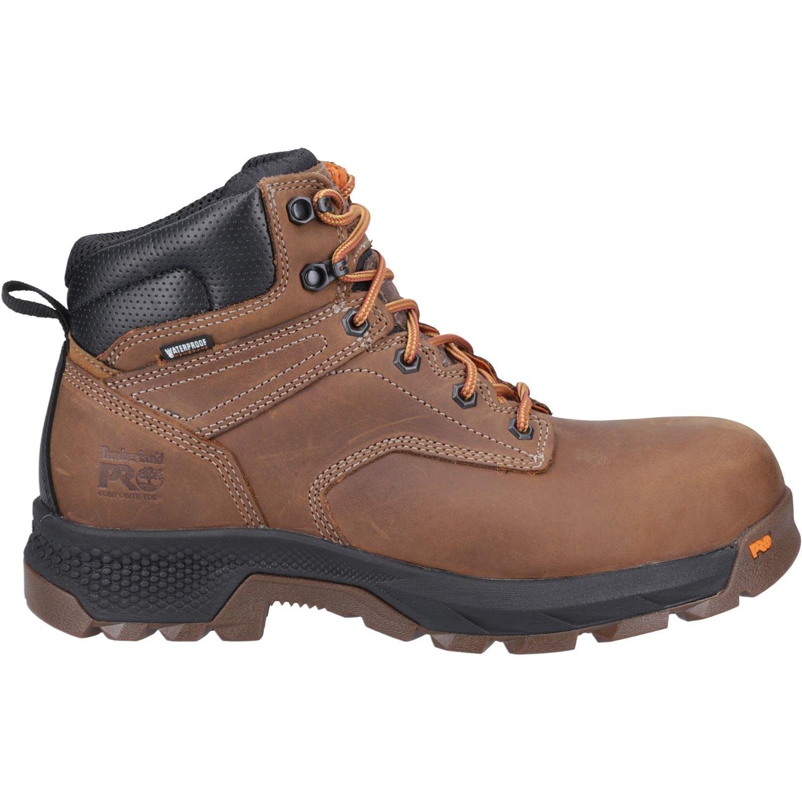 Timberland Pro Titan Sechs Zoll Leder Braune Sicherheitsschuhe