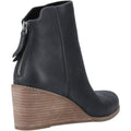 TOMS Casey Leder Damen Schwarze Stiefel
