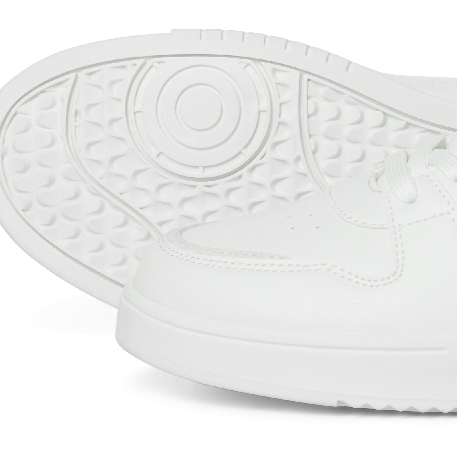Jack & Jones Ealing Herren Sneaker Aus Polyurethan In Weiß-Silber