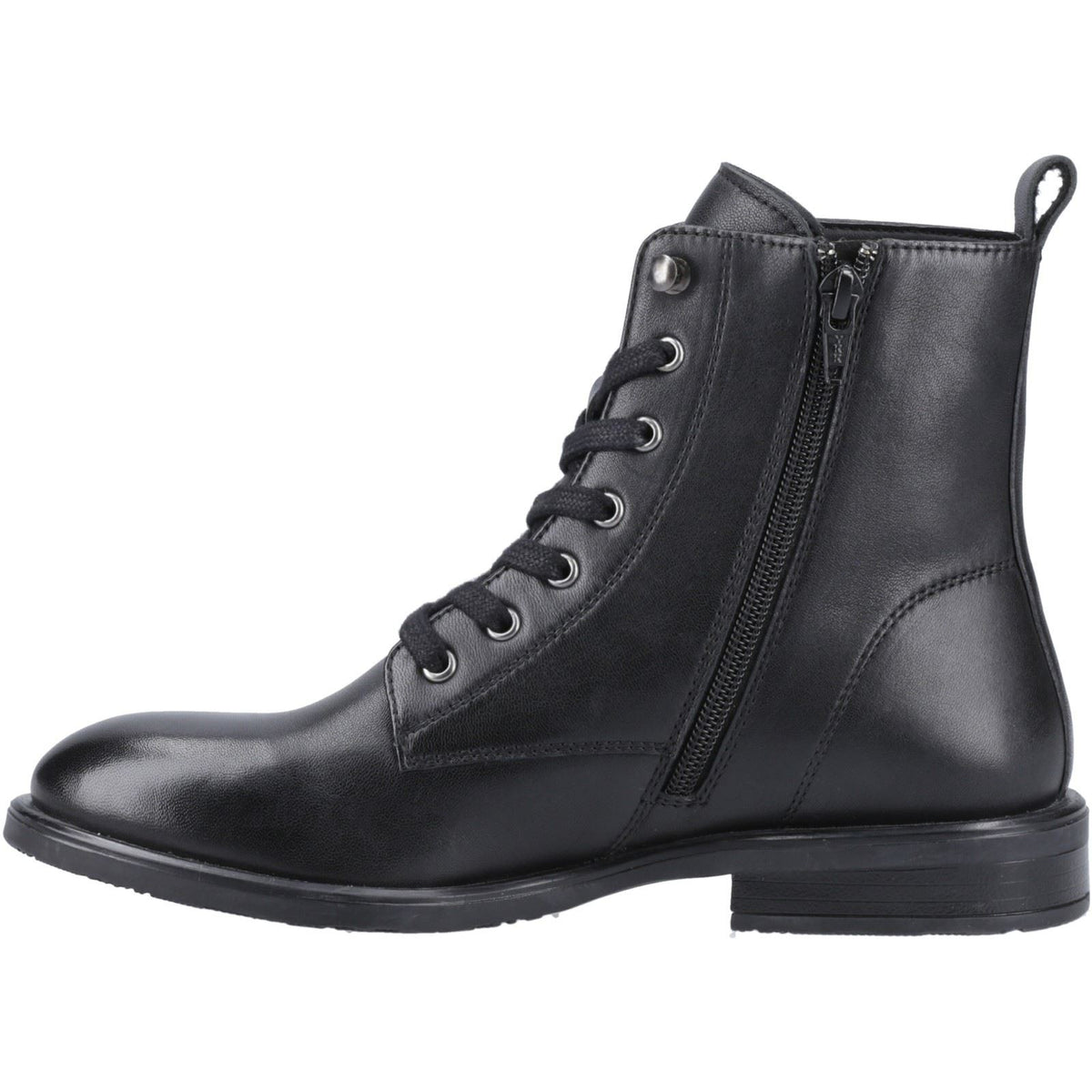 Hush Puppies Valentina Damen Schwarze Farbe Lederstiefel
