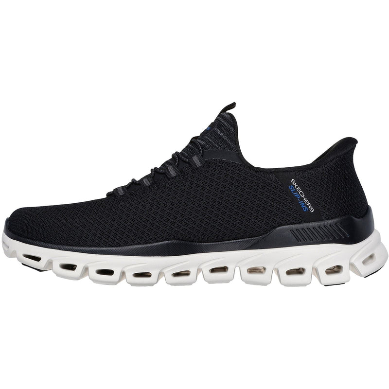 Skechers Glide-Step Noxus Textile Herrenschwarze Sneakers