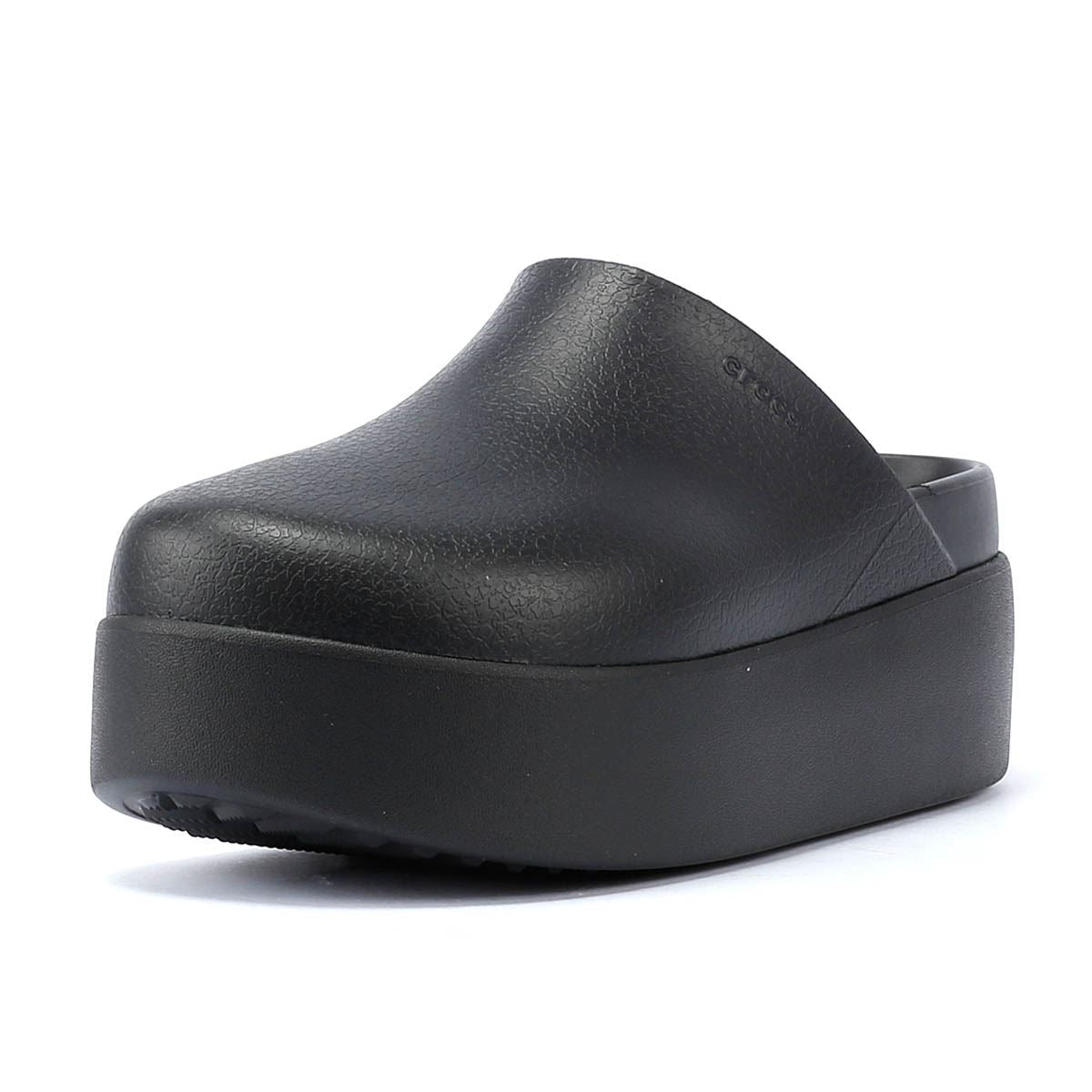Crocs Dylan Platform Damen Schwarze Clogs