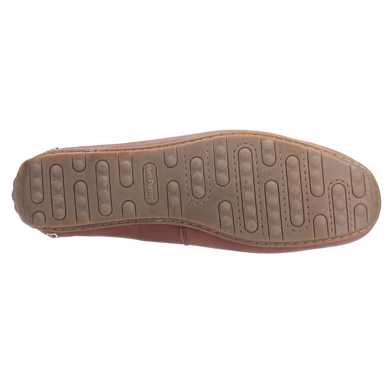 Hush Puppies Roscoe Leder Herren Braune Bootsschuhe