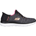 Skechers Summits Dazzling Haze Textile Damen-Sneaker In Schwarz/Mehrfarbig