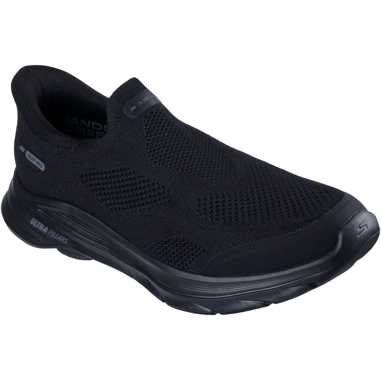 Skechers Go Walk 8 Pelayo Textile Herrenschwarze Sneakers