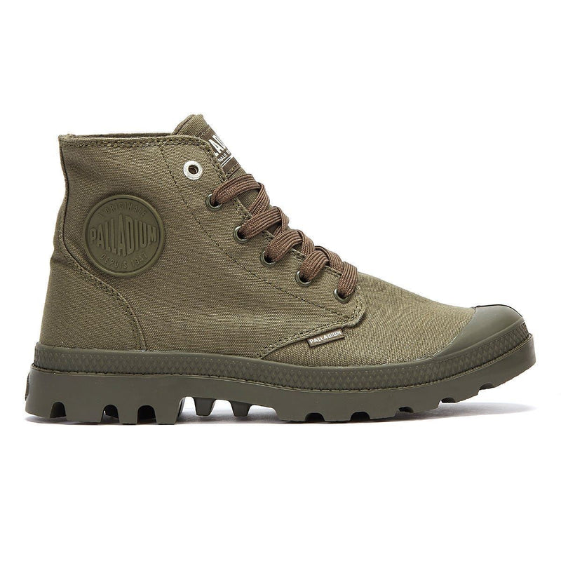 Palladium Pampa Hi Mono Chrome Grüne Stiefel