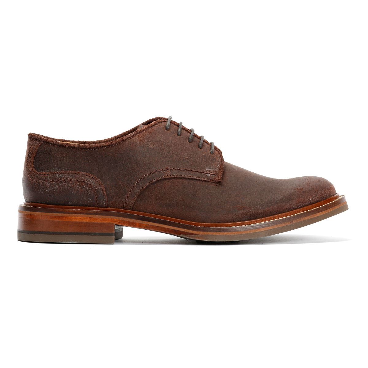 Chapman & Moore Plain Derby Country Herren Leder Braune Schnürschuhe