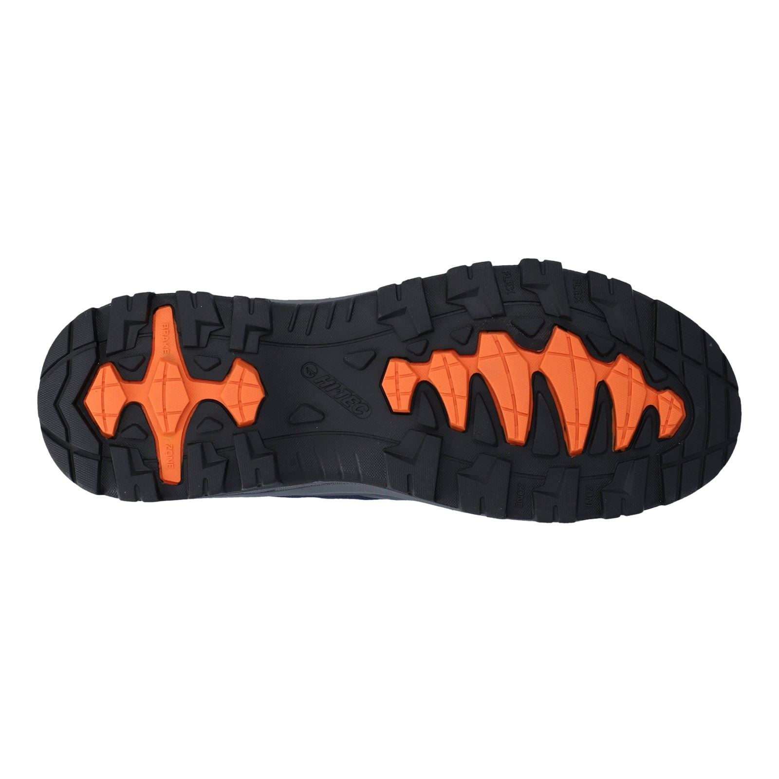 Hi-Tec Storm Expedition Sport Herren Wanderschuhe Aus Polyurethan In Marineblau/Orange