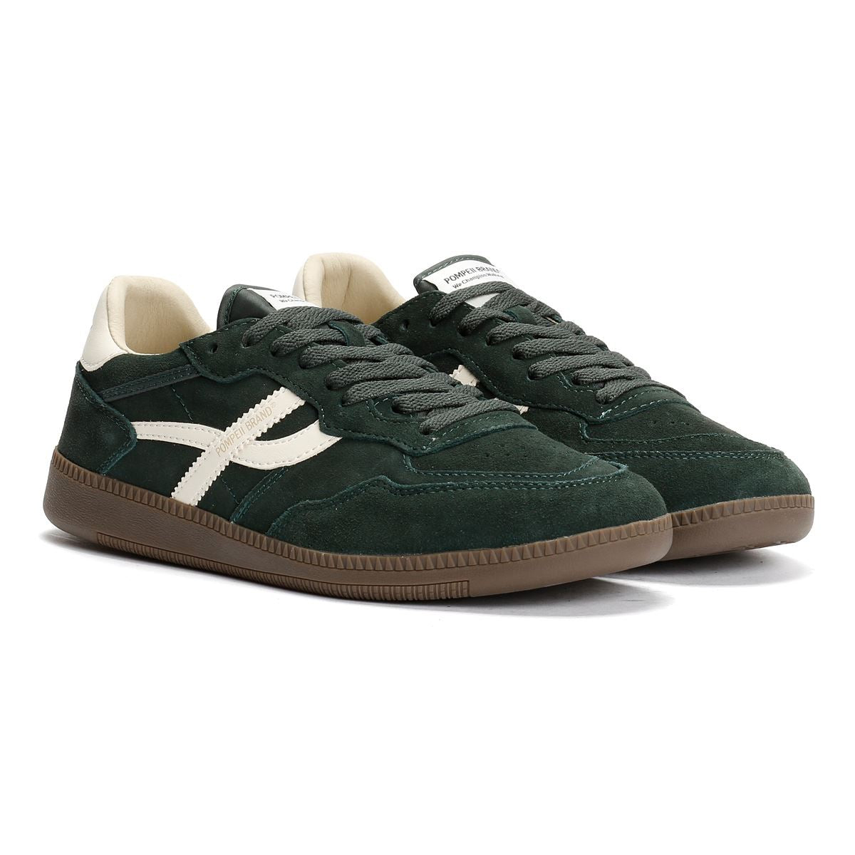 Pompeii Elan Sala Wildleder Herren Grün Sneakers