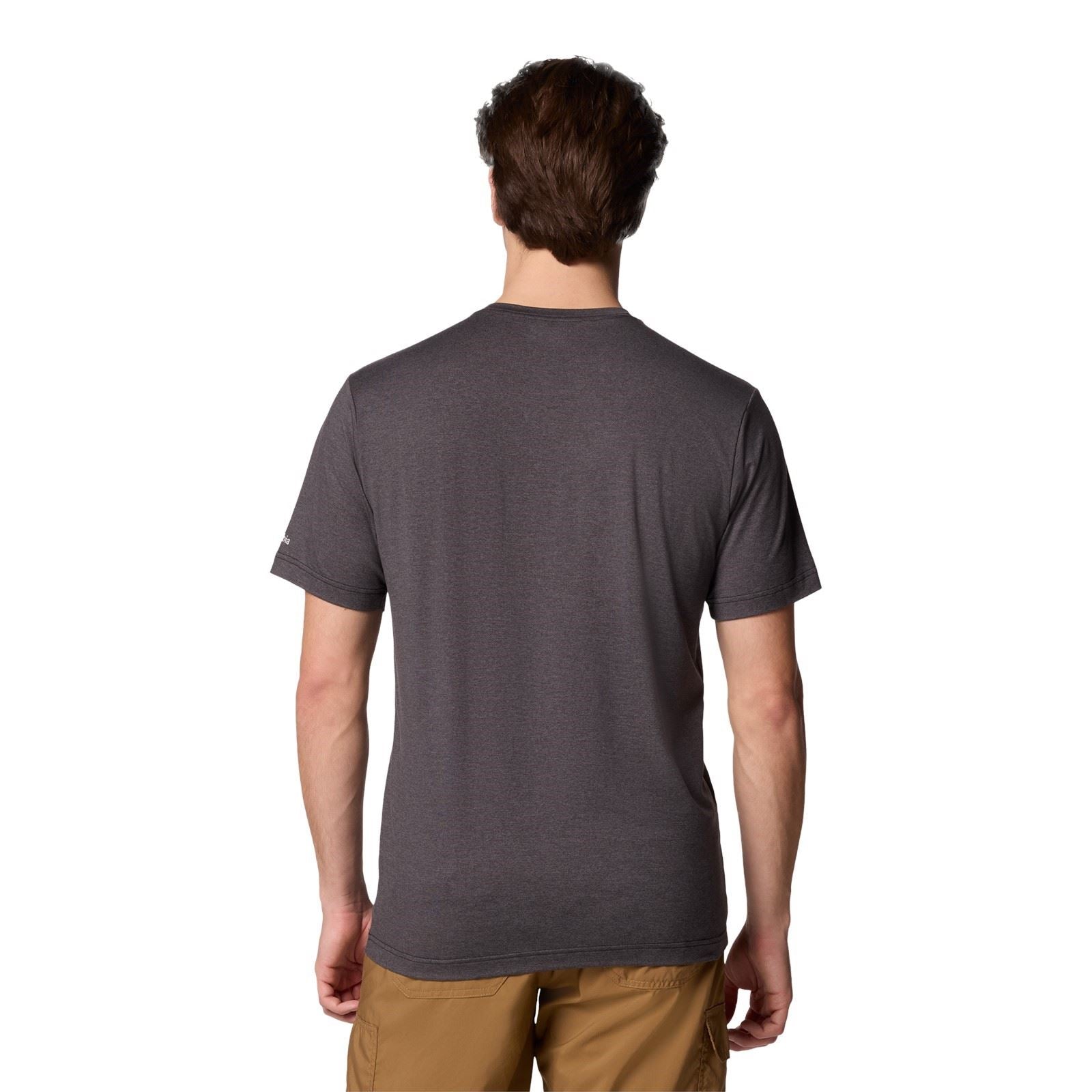 Columbia Kwick Hike Graphic SS Tee Polyester Herren Schwarz Kurzarm T-Shirts