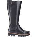 Pod Aleena Kunstleder Damen Schwarze Stiefel