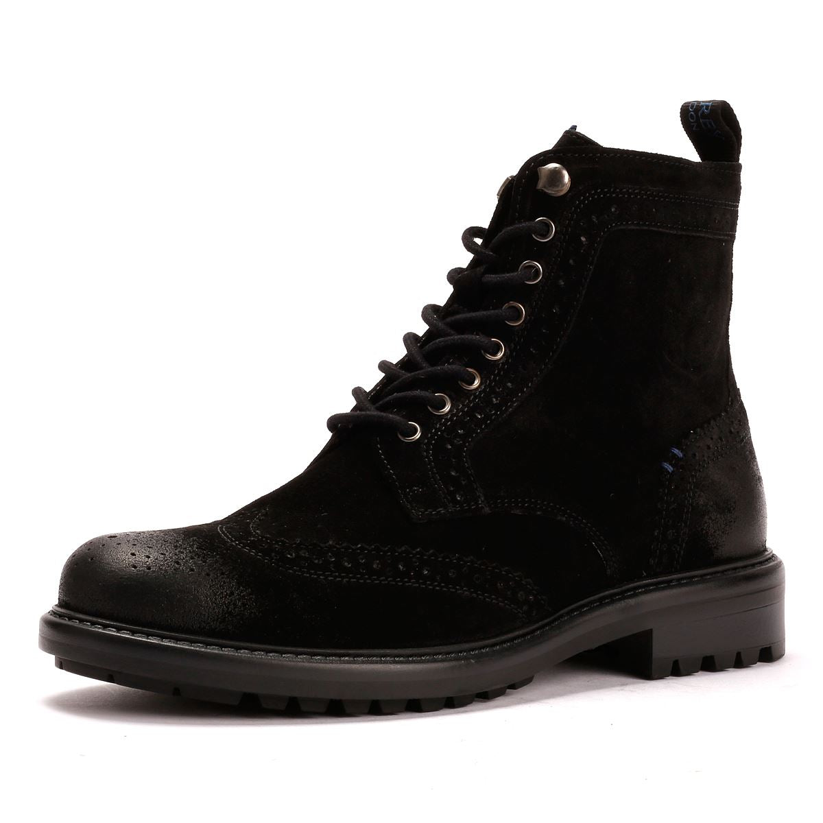Osprey London The Professor Wildleder Herren Schwarze Stiefel
