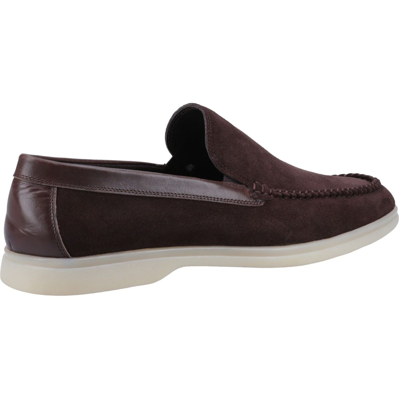 Hush Puppies Leon Wildleder Herren Braune Loafer