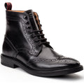Base London Bristol Herrenschuhe Aus Schwarzem Leder
